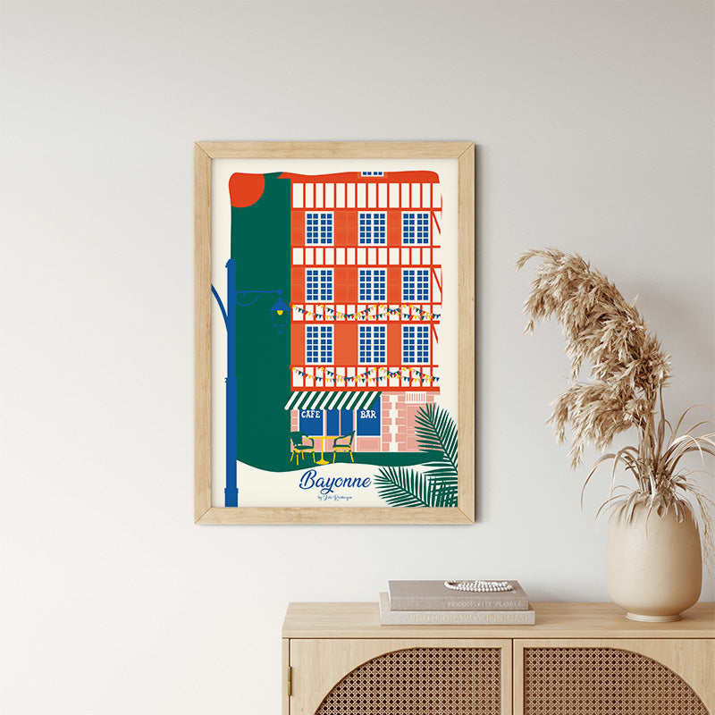 Affiche Bayonne, La Terrasse- Julie Roubergue