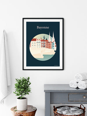 Affiche Bayonne, Le Pont Saint Esprit - Julie Roubergue