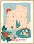 Affiche encadrée Châteauneuf-du-Pape – Le Château, impression premium 30x40 ou 50x70 cm, décoration murale provençale et élégante.