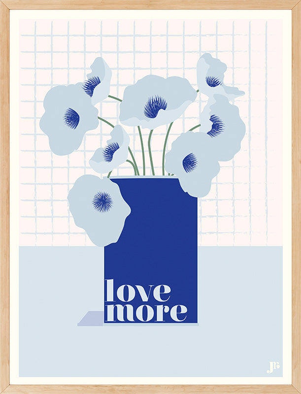 Affiche Botanique LE BOUQUET, Love More, Julie Roubergue