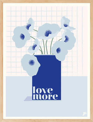 Affiche Botanique LE BOUQUET, Love More, Julie Roubergue