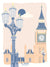 Carte postale LONDRES, Bigben -  Illustration originale de Julie Roubergue