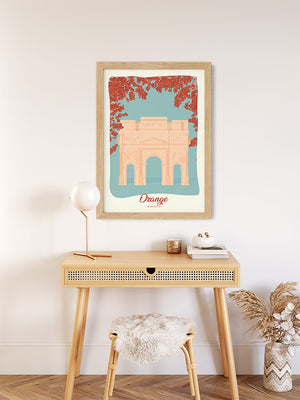 Affiche ORANGE, Arc de Triomphe Julie Roubergue