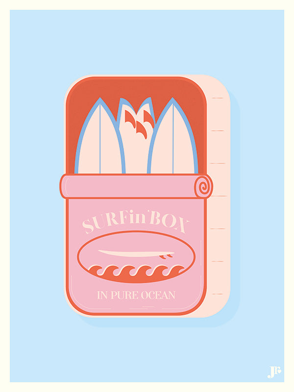 Affiche SURFIN´BOX Julie Roubergue