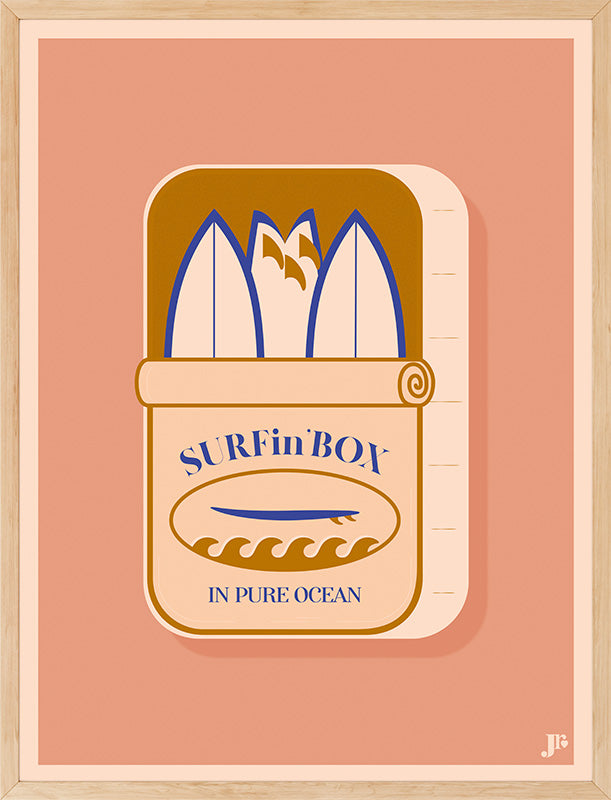 Affiche SURFIN´BOX Julie Roubergue