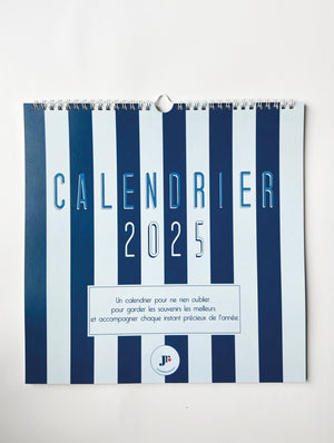 Calendrier Familiale 2025, création originale de Julie Roubergue