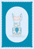 Carte de Voeux HAPPY BIRTHDAY, Le Gâteau Julie Roubergue