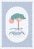Carte Postale PIN, SURF & COCCINELLE Julie Roubergue