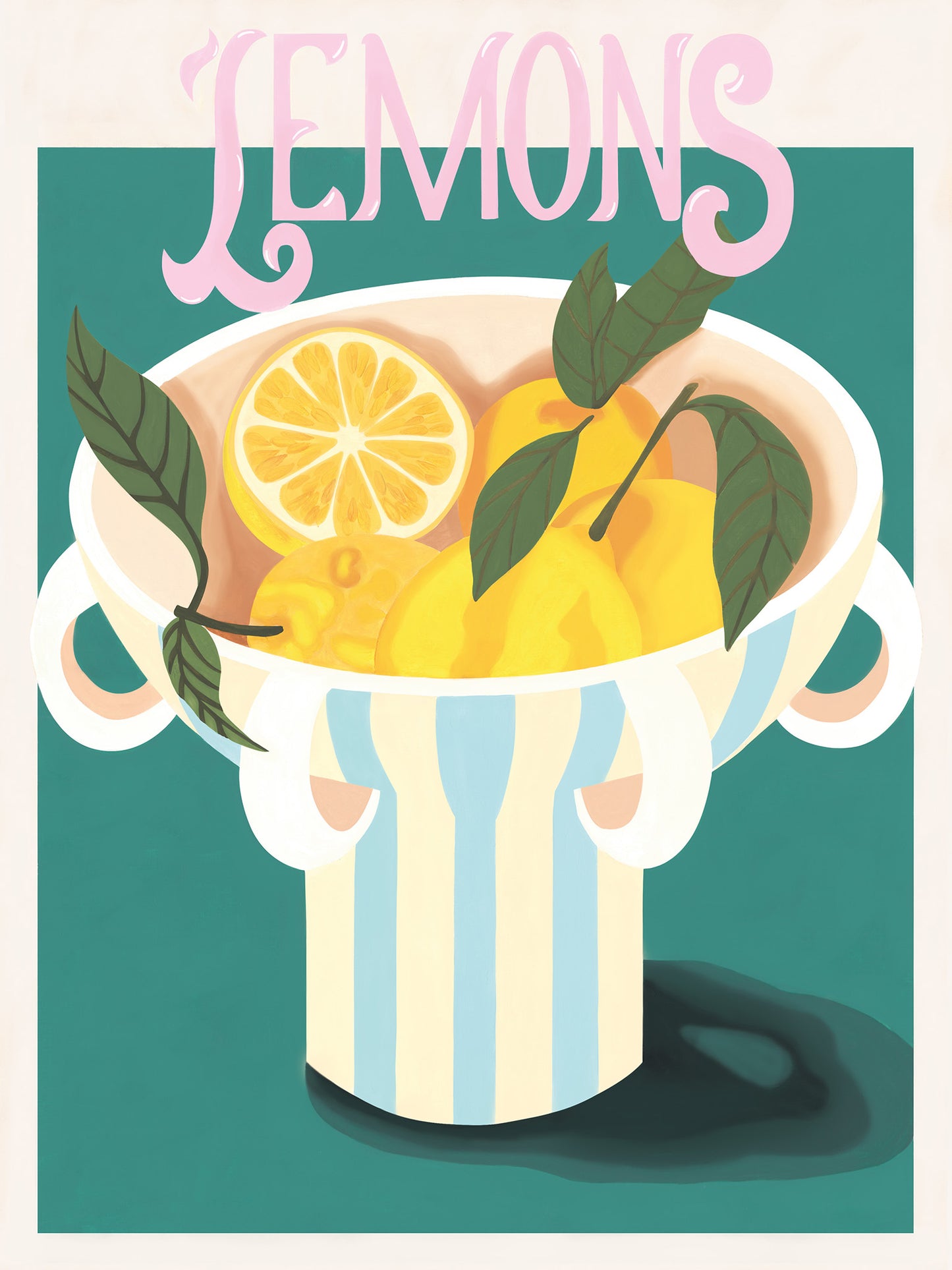 Peinture aux numéros – Lemons | Illustration à colorier A3