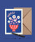 Carte Postale MERCI, Les Fleurs - Illustration originale de Julie Roubergue