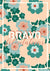 Carte de Voeux BRAVO FELICITATIONS Florale Julie Roubergue