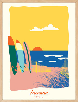 Affiche LACANAU, Sunset Julie Roubergue