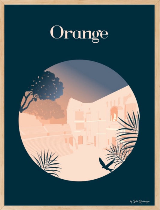 Affiche ORANGE, Théâtre Antique Julie Roubergue