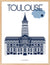 Affiche TOULOUSE, La Basilique Saint Sernin Julie Roubergue