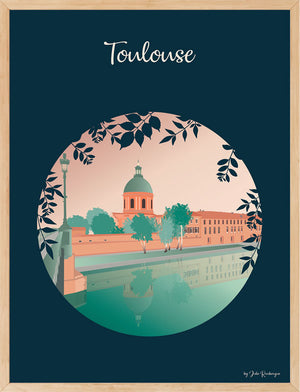 Affiche TOULOUSE, La Chapelle de la Grave Julie Roubergue