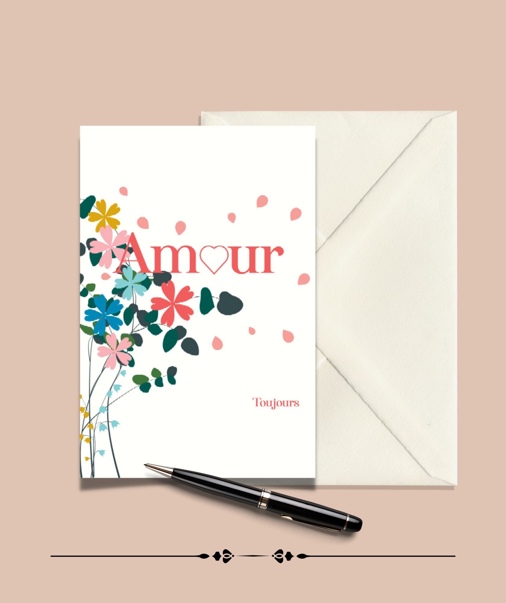 Carte de Voeux AMOUR TOUJOURS Julie Roubergue