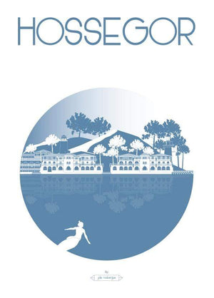 Carte Postale HOSSEGOR, La Ville Julie Roubergue