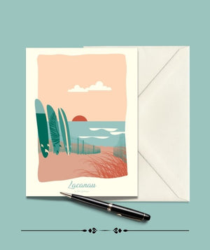 Carte Postale LACANAU, Sunset Julie Roubergue