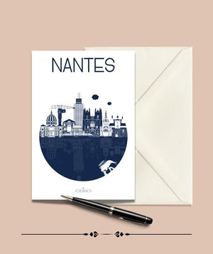 Carte Postale NANTES, La Ville Julie Roubergue