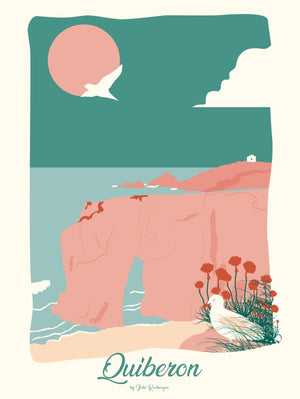 Carte Postale QUIBERON, L´Arche de Port Blanc Julie Roubergue