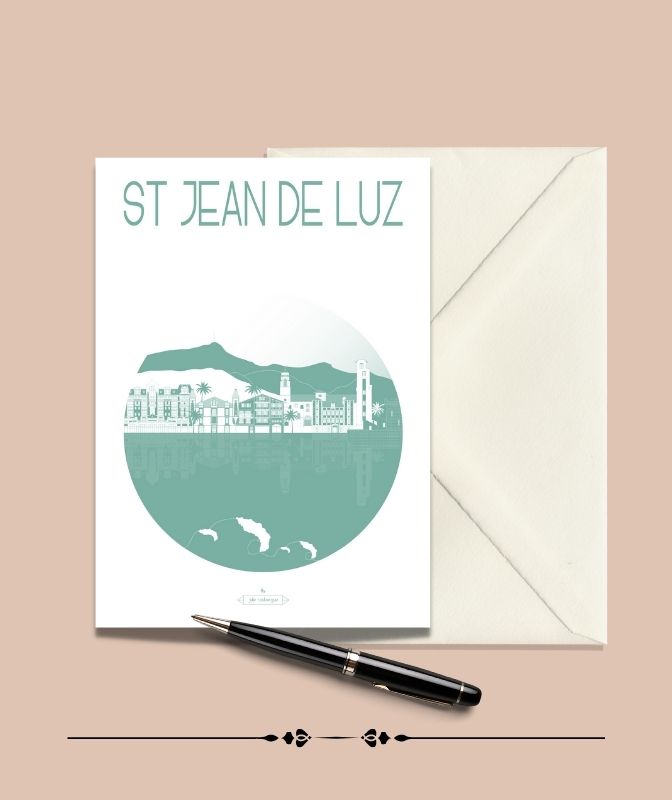 Carte Postale SAINT JEAN DE LUZ, La Ville Julie Roubergue