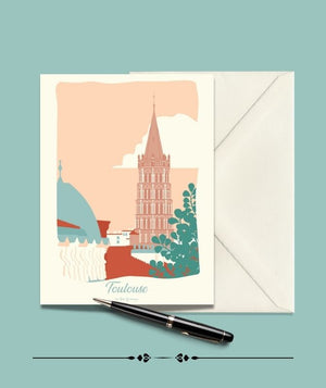 Carte Postale TOULOUSE, Saint Sernin Julie Roubergue