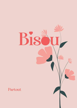 Carte de Voeux BISOU... PARTOUT Julie Roubergue