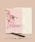 Carte de Voeux MERCI Le Bouquet de Fleurs Julie Roubergue