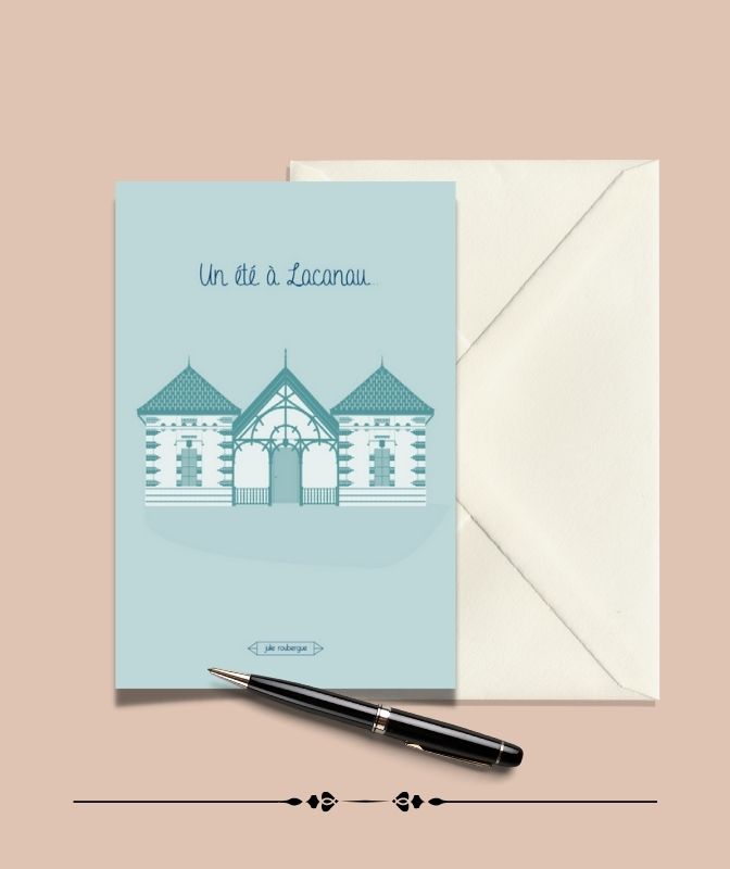Carte Postale UN ETE A LACANAU... Julie Roubergue